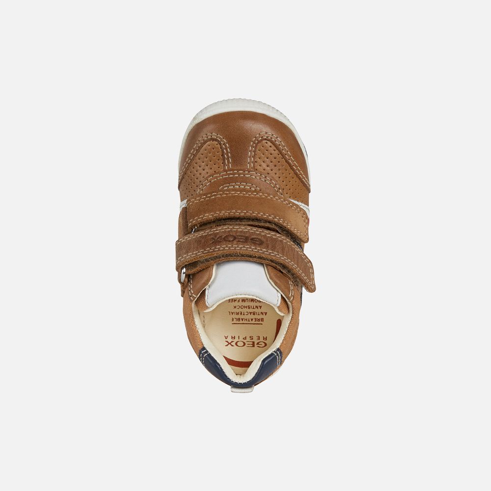 Geox Bebek Spor Ayakkabı Kahverengi - New Balu Boy - PQT-306149